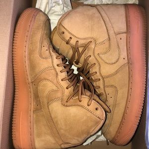 Nike Air Force 1s Flax
